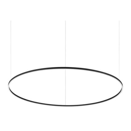 Ideal Lux - Dimbare LED hanglamp aan een koord ORACLE SLIM LED/76W/230V 3000K diameter 150 cm zwart