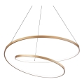 Ideal Lux - LED Hanglamp aan een koord OZ LED/52W/230V diameter 80 cm CRI 90 goud