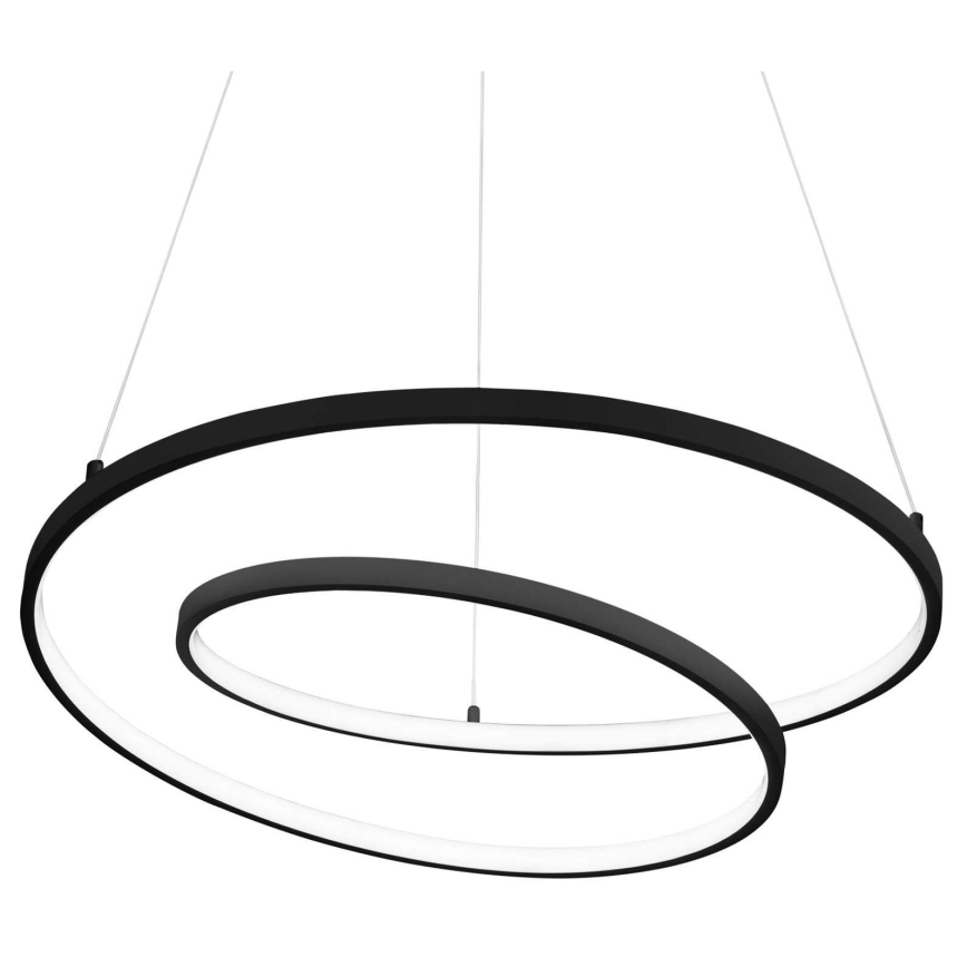Ideal Lux - LED Hanglamp aan een koord OZ LED/52W/230V diameter 80 cm CRI 90 zwart