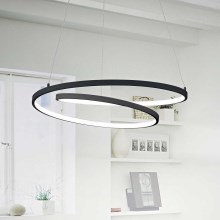 Ideal Lux - LED Hanglamp aan een koord OZ LED/55W/230V diameter 80 cm zwart