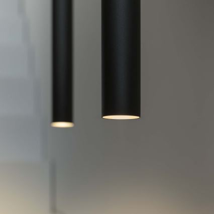 Ideal Lux - LED Hanglamp aan een koord ULTRATHIN LED/11,5W/230V CRI 90 zwart