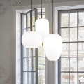 Ideal Lux - LED Hanglamp aan een koord UMILE LED/55W/230V diameter 60 cm CRI 90 messing/wit