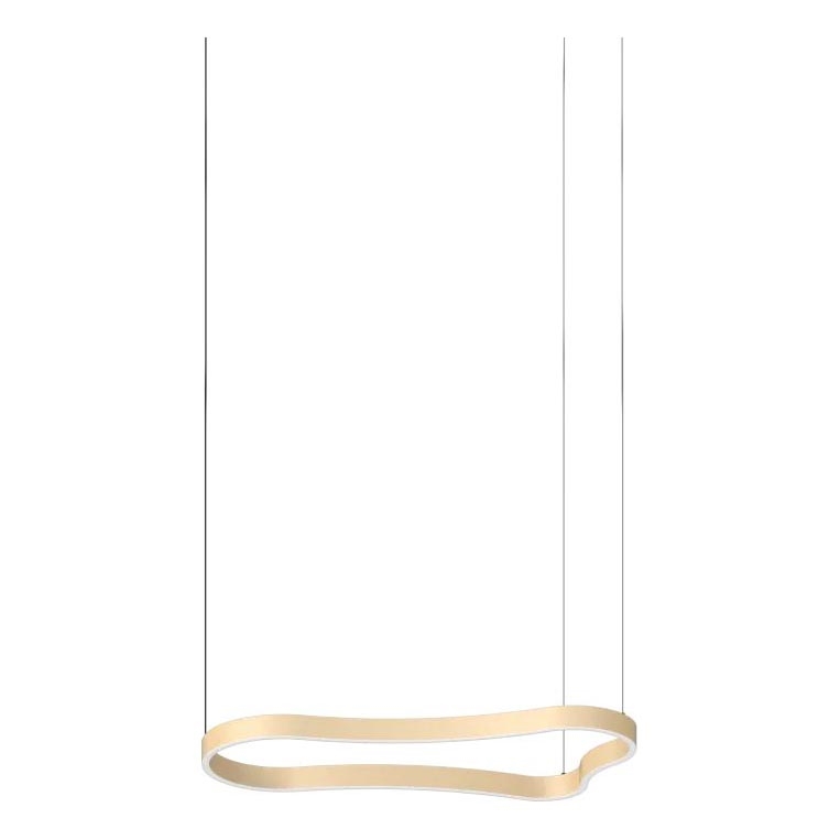 Ideal Lux - LED Hanglamp aan een koord WAVES LED/37W/230V CRI 90 messing