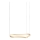 Ideal Lux - LED Hanglamp aan een koord WAVES LED/37W/230V CRI 90 messing