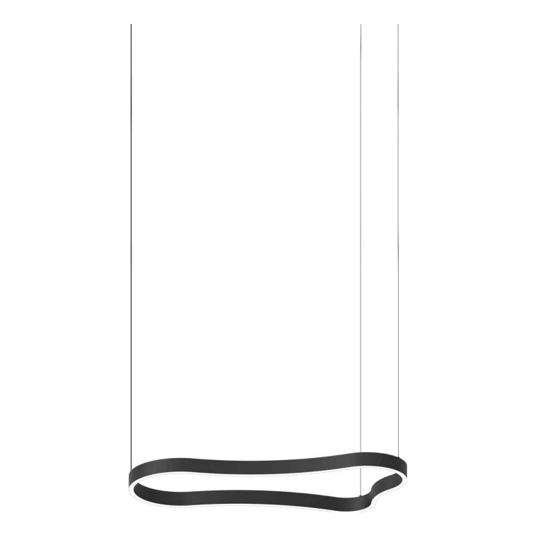 Ideal Lux - LED Hanglamp aan een koord WAVES LED/37W/230V CRI 90 zwart