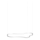 Ideal Lux - LED Hanglamp aan een koord WAVES LED/45W/230V CRI 90 wit
