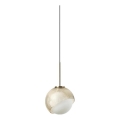 Ideal Lux - LED-hanglamp aan kabel BLOOM 1xG9/3W/230V Ø 11,5 cm goud/rookbeige