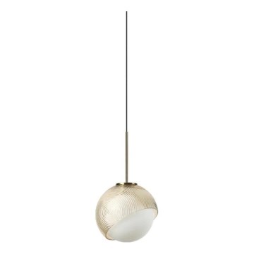 Ideal Lux - LED-hanglamp aan kabel BLOOM 1xG9/3W/230V Ø 11,5 cm goud/rookbeige