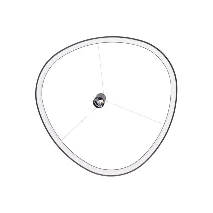 Ideal Lux - LED hanglamp aan kabel GEMINI LED/47W/230V 2700K Ø 61 cm CRI 90 zwart