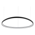 Ideal Lux - LED-hanglamp aan kabel GEMINI LED/78W/230V 2700K Ø 105 cm CRI 90 zwart