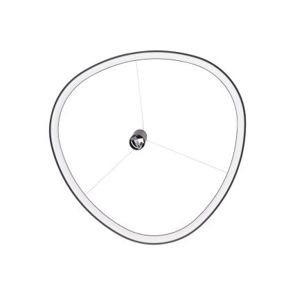 Ideal Lux - LED-hanglamp aan kabel GEMINI LED/78W/230V 2700K Ø 105 cm CRI 90 zwart