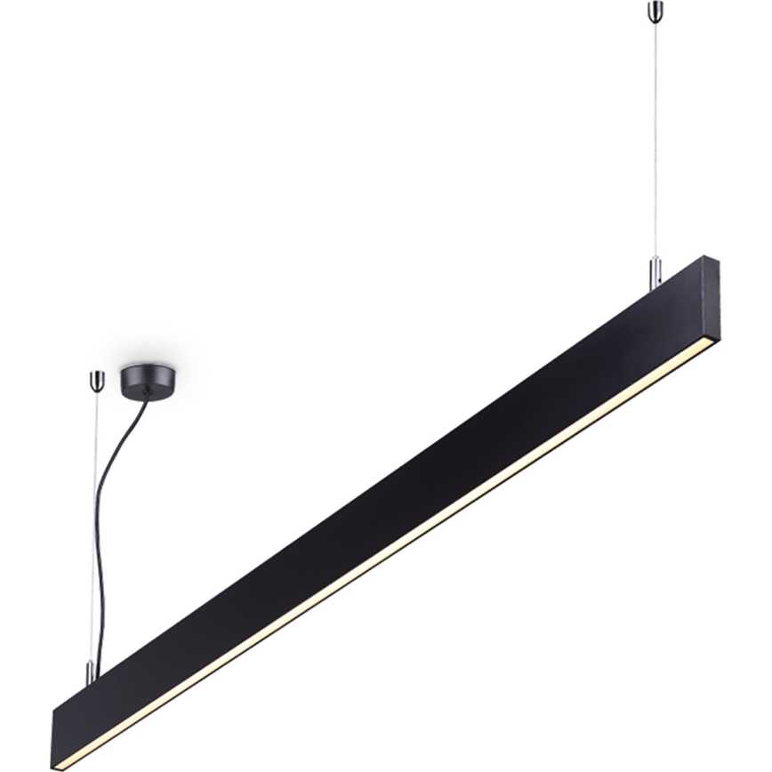 Ideal Lux - LED-hanglamp aan kabel LINUS LED/32W/230V 3000K CRI 90 120 cm zwart