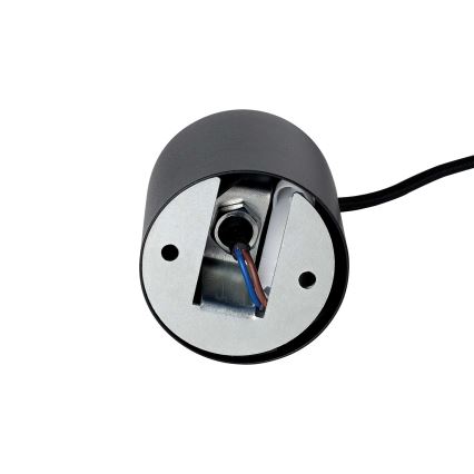 Ideal Lux - LED-hanglamp aan kabel LOOK 1xGU10/7W/230V CRI 90 Ø 6 cm zwart
