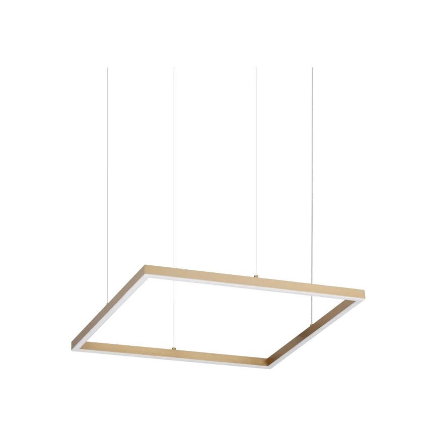Ideal Lux - LED-hanglamp aan kabel ORACLE SLIM LED/33W/230V 3000K CRI 90 50x50 cm goud
