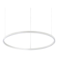 Ideal Lux - LED-hanglamp aan kabel ORACLE SLIM LED/37W/230V 2700K CRI 90 Ø 70 cm wit