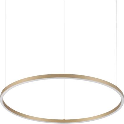 Ideal Lux - LED-hanglamp aan kabel ORACLE SLIM LED/37W/230V 3000K CRI 90 Ø 70 cm goudkleurig
