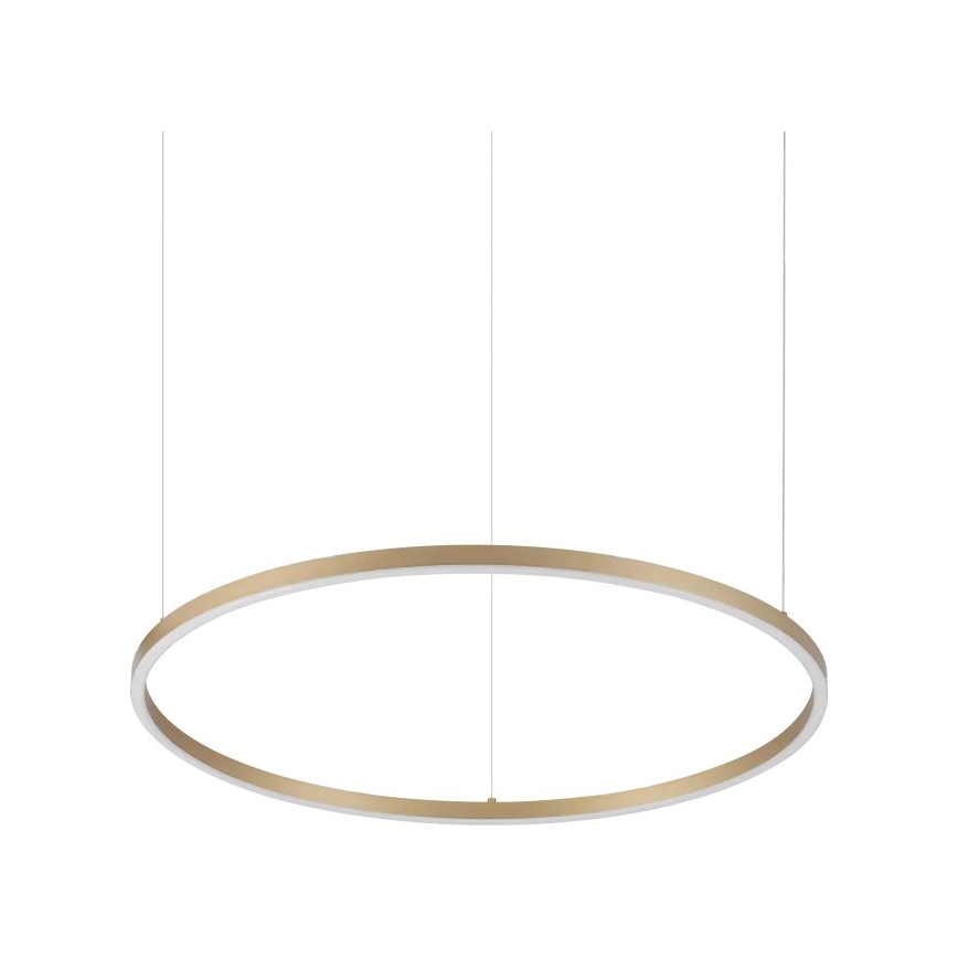 Ideal Lux - LED-hanglamp aan kabel ORACLE SLIM LED/37W/230V 3000K CRI 90 Ø 70 cm goudkleurig