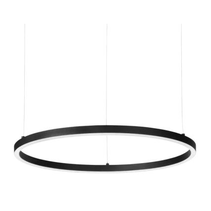 Ideal Lux - Dimbare LED-hanglamp met kabel ORACLE SLIM LED/40W/230V 3000K CRI 90 Ø 70 cm zwart