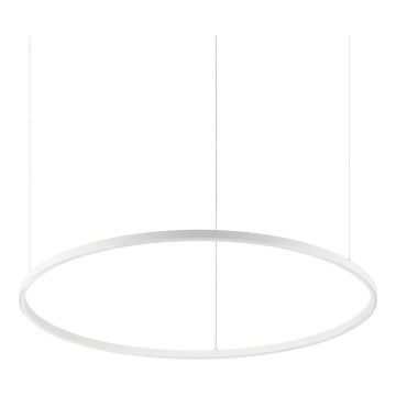 Ideal Lux - LED hanglamp aan kabel ORACLE SLIM LED/53W/230V 4000K CRI 90 Ø 90 cm wit