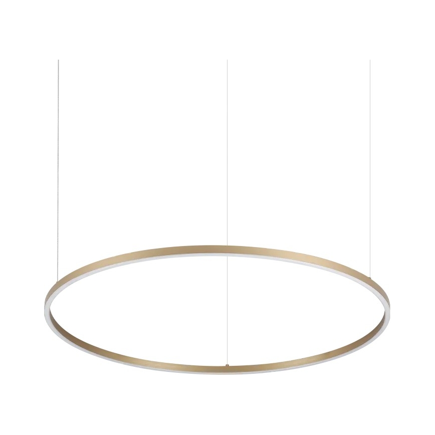 Ideal Lux - LED hanglamp aan kabel ORACLE SLIM LED/53W/230V 3000K CRI 90 Ø 90 cm goud