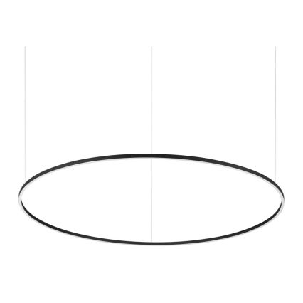 Ideal Lux - LED-hanglamp aan kabel ORACLE SLIM LED/83W/230V 4000K CRI 90 Ø 150 cm zwart