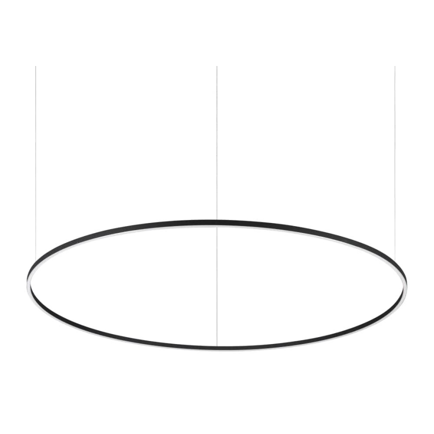 Ideal Lux - LED-hanglamp aan kabel ORACLE SLIM LED/83W/230V 4000K CRI 90 Ø 150 cm zwart