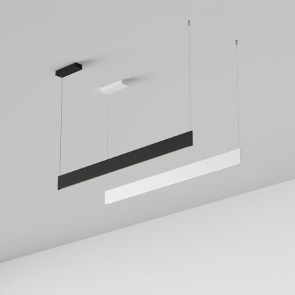 Ideal Lux - LED-hanglamp aan kabel STEEL LED/24W/230V 3000K CRI 90 120 cm zwart
