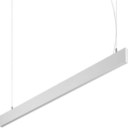 Ideal Lux - LED-hanglamp aan staalkabel STEEL LED/29W/230V 3000K CRI 90 120 cm wit