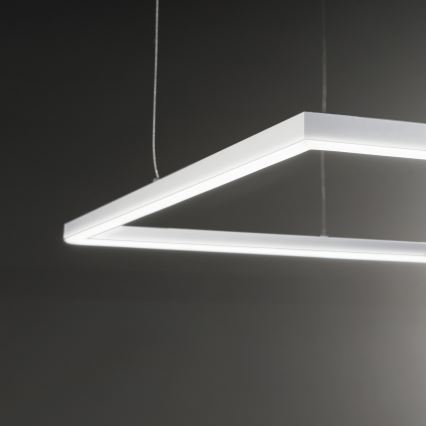 Ideal Lux - LED-kroonluchter aan kabel ORACLE SLIM LED/44W/230V 3000K CRI 90 70x70 cm wit