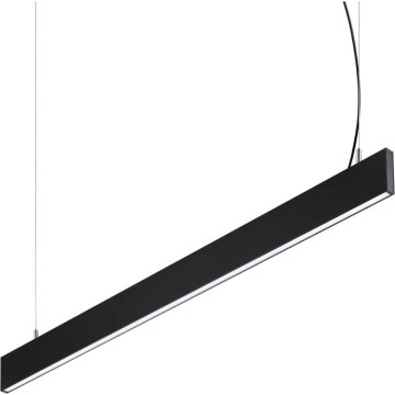 Ideal Lux - LED-hanglamp met kabel STEEL LED/29W/230V 3000K CRI 90 120 cm zwart