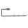 Ideal Lux - LED Hanglamp met vaste pendel BIRDS 5xG9/3W/230V zwart/goud