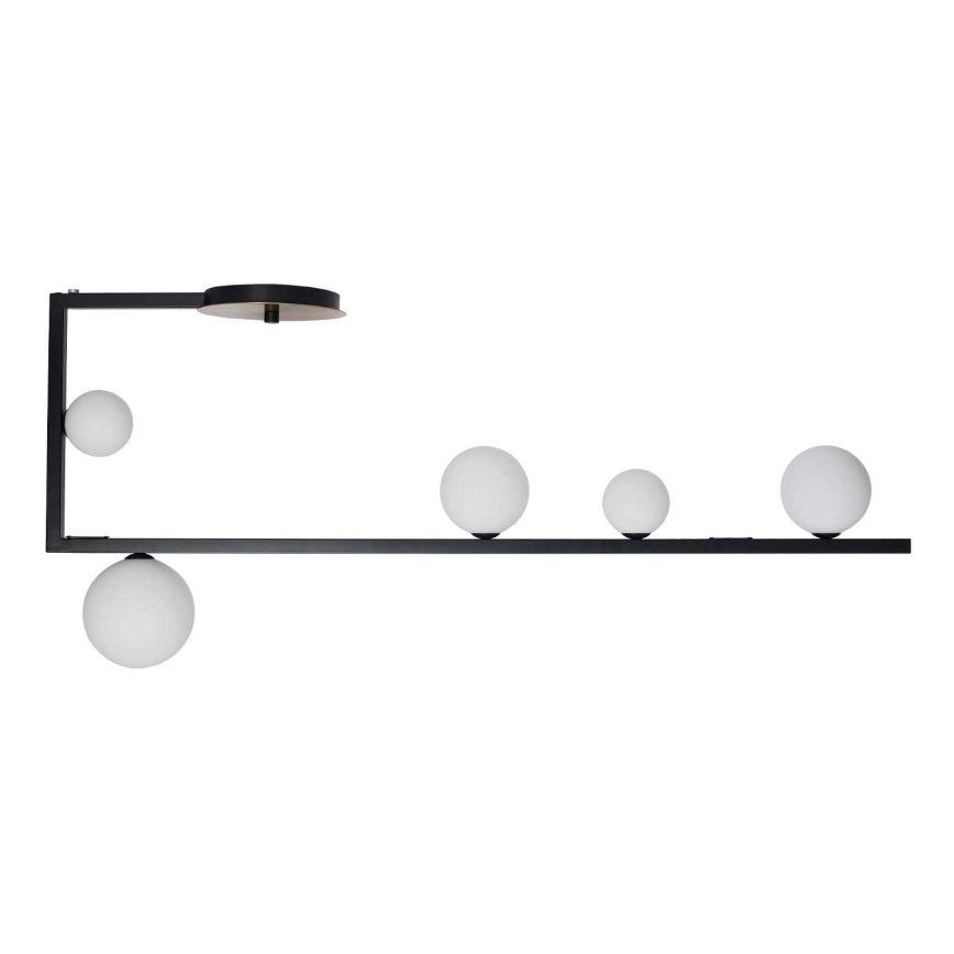 Ideal Lux - LED Hanglamp met vaste pendel BIRDS 5xG9/3W/230V zwart/goud