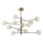 Ideal Lux - LED Hanglamp met vaste pendel EQUINOXE 12xG4/2W/230V diameter 128,1 cm messing/gerookt