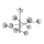 Ideal Lux - LED Hanglamp met vaste pendel EQUINOXE 8xG4/2W/230V diameter 128 cm glanzend chroom/gerookt
