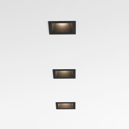 Ideal Lux - LED-inbouwspot GAME TRIM LED/11W/230V 3000K CRI 90 8,4x8,4 cm IP40 zwart