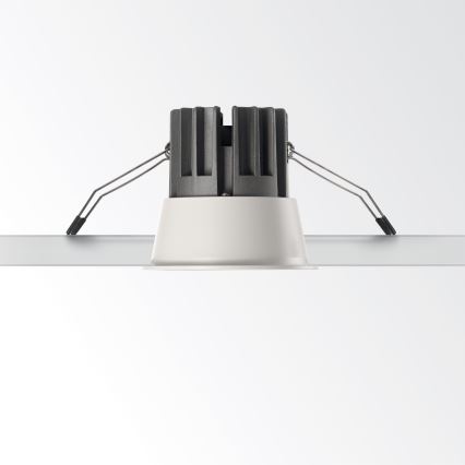 Ideal Lux - LED inbouwarmatuur GAME TRIM LED/11W/230V 3000K CRI 90 Ø 8,5 cm IP40 zwart/wit
