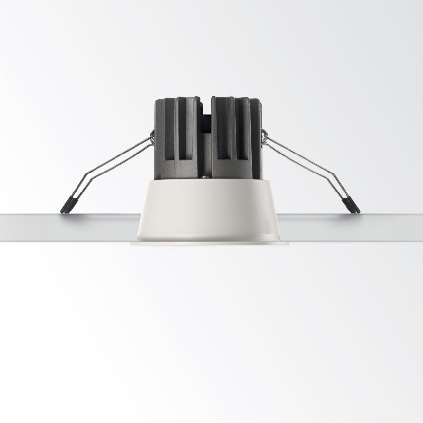 Ideal Lux - LED inbouwarmatuur GAME TRIM LED/11W/230V 3000K CRI 90 Ø 8,5 cm IP40 zwart/wit