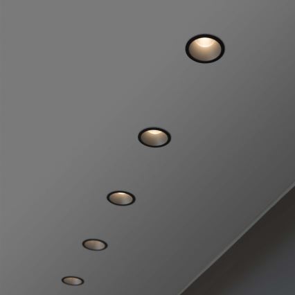 Ideal Lux - LED inbouwarmatuur GAME TRIM LED/11W/230V 3000K CRI 90 Ø 8,5 cm IP40 goud/zwart
