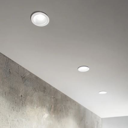 Ideal Lux - LED inbouwspot GAME TRIM LED/11W/230V 3000K CRI 90 Ø 8,5 cm IP40 wit