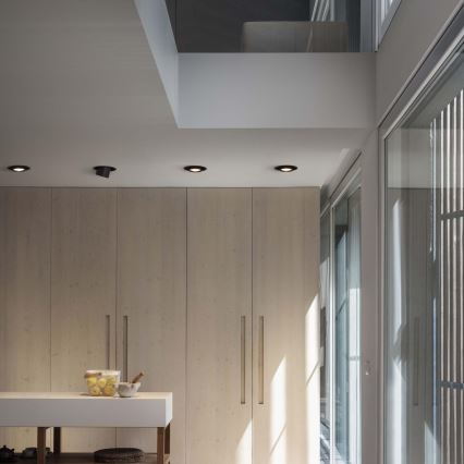 Ideal Lux - LED inbouwspot NOVA LED/20W/230V 4000K CRI 90 Ø 15,4 cm zwart