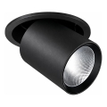 Ideal Lux - LED-inbouwspot NOVA LED/30W/230V 3000K CRI 90 Ø 15,4 cm zwart