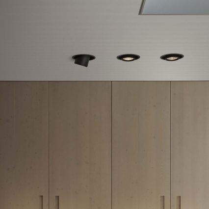 Ideal Lux - LED-inbouwspot NOVA LED/30W/230V 3000K CRI 90 Ø 15,4 cm zwart