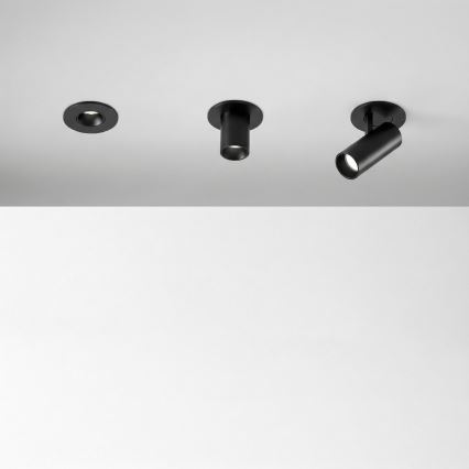 Ideal Lux - LED-inbouwspot NOVA LED/6W/230V 3000K CRI 90 Ø 6,8 cm zwart
