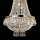 Ideal Lux - LED Kristallen hanglamp aan een ketting CAESAR 9xG9/3W/230V diameter 45 cm goud