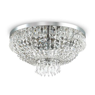 Ideal Lux - LED Kristallen plafondlamp CAESAR 6xG9/3W/230V diameter 51 cm glanzend chroom