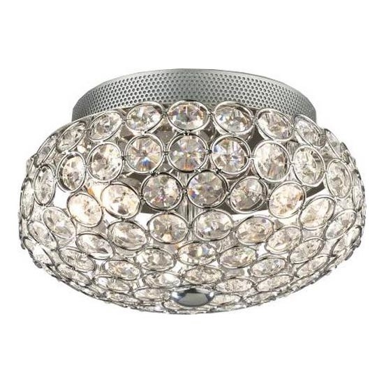 Ideal Lux - LED Kristallen plafondlamp KING 3xG9/3W/230V diameter 25,5 cm glanzend chroom