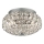 Ideal Lux - LED Kristallen plafondlamp KING 3xG9/3W/230V diameter 25,5 cm glanzend chroom