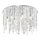 Ideal Lux - LED Kristallen plafondlamp ROYAL 12xG9/3W/230V diameter 60 cm glanzend chroom