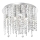 Ideal Lux - LED Kristallen plafondlamp ROYAL 8xG9/3W/230V diameter 40 cm glanzend chroom