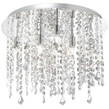 Ideal Lux - LED Kristallen plafondlamp ROYAL 8xG9/3W/230V diameter 40 cm